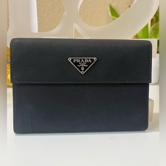 Prada Handbags - PRADA TESSUTO BLACK NYLON WALLET